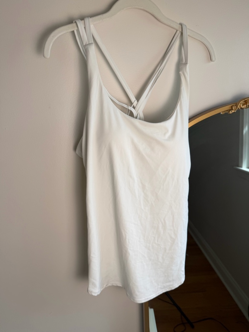 HALARA White Racerback Tank Top - Picture 6 of 9